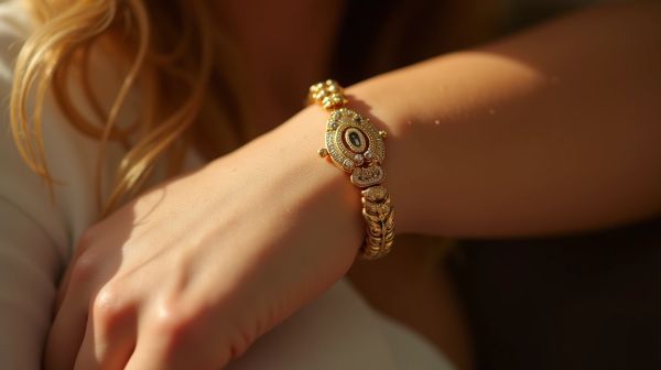 Magnifier votre style avec un bracelet doré élégant
